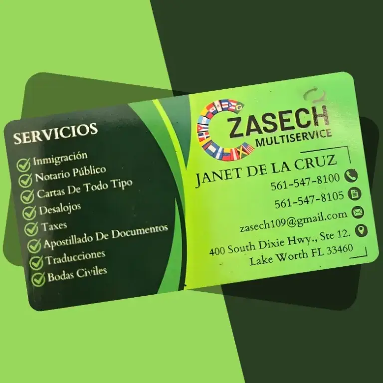 Servicios de inmigración y notaría en Lake Worth Florida